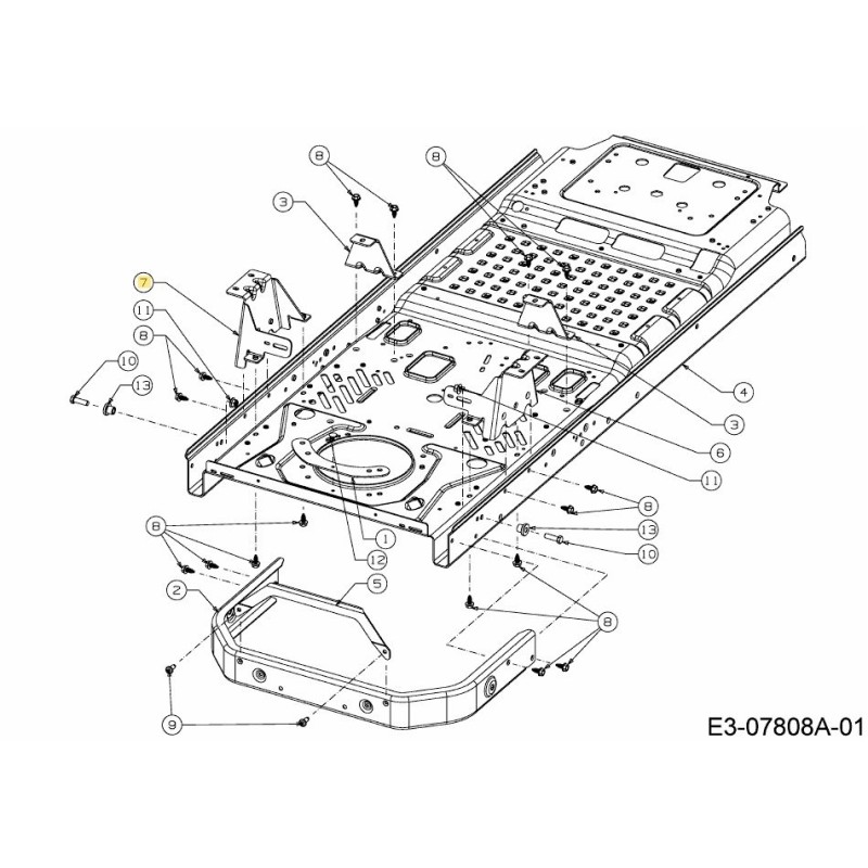 MOUNTING BRACKET RH 703-11194A-S ORIGINAL MTD