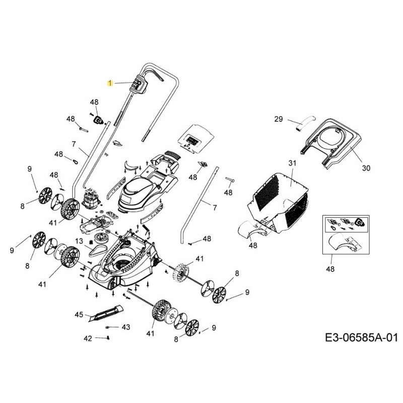 Safety switch 092.48.928 ORIGINAL MTD