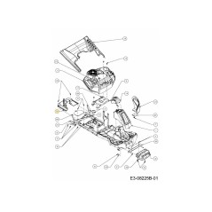 REAR COVER 731-10504 ORIGINAL MTD | Newgardenstore.eu