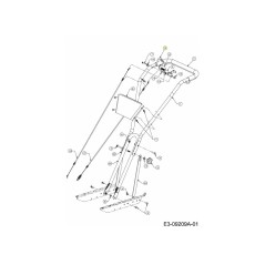 CLÉ DE SÉCURITÉ 747-04789A-S ORIGINAL MTD | Newgardenstore.eu
