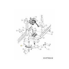 STERZO SINISTRO 747-05424A ORIGINALE MTD | Newgardenstore.eu