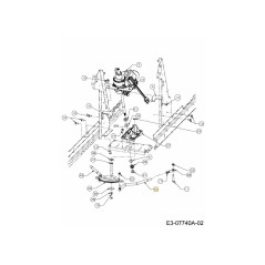 STERZO DESTRO 747-05425A ORIGINALE MTD | Newgardenstore.eu