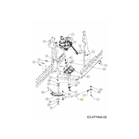 STERZO DESTRO 747-05425A ORIGINALE MTD | Newgardenstore.eu