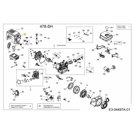 BEDIENFELD 751-11594 ORIGINAL MTD | Newgardenstore.eu
