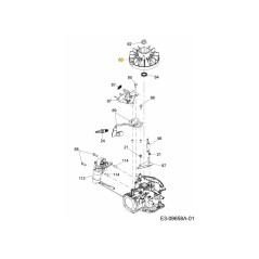 FLYWHEEL 751-15491 ORIGINAL MTD