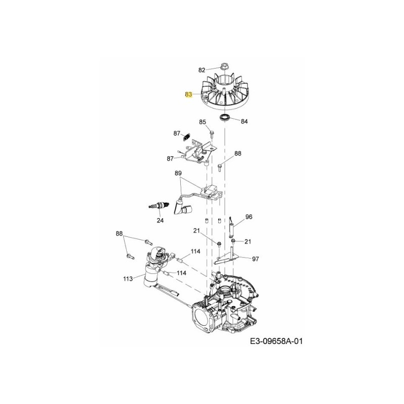 VOLANO 751-15491 ORIGINALE MTD