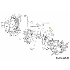 PULEGGIA INTERNA/ESTERNA 4"DIA 756-04171 ORIGINALE MTD | Newgardenstore.eu