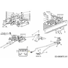 SUPPORT PLATE LH W/FITTING 603-05299 ORIGINAL MTD | Newgardenstore.eu