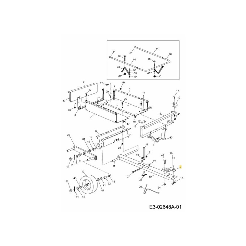 HITCH PLATE AF-23014 ORIGINAL MTD