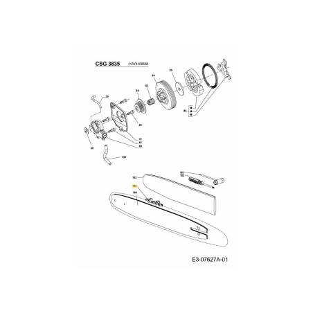-420 CATENA PASSO 1/2 SG-2077869 ORIGINALE MTD | Newgardenstore.eu