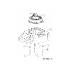 CONJUNTO DE ARRANQUE 651-05167 ORIGINAL MTD | Newgardenstore.eu