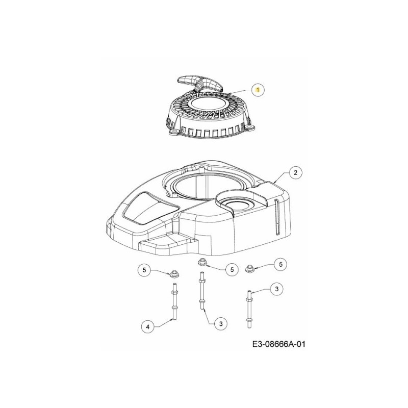 STARTER ASSY. 651-05167 ORIGINAL MTD