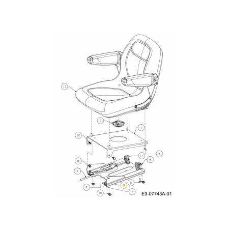 AJUSTE 703-08178 ORIGINAL MTD | Newgardenstore.eu