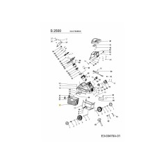 CAJA DE RECOGIDA 092.64.105 ORIGINAL MTD