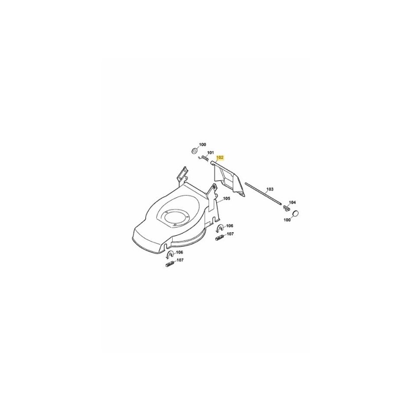 rear flap 100,000,077 4212302 ORIGINAL MTD rear flap 100,000,077 4212302 ORIGINAL MTD