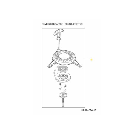Anlasserbaugruppe 751-12683 Original MTD | Newgardenstore.eu