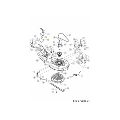 CVR TRASMISSIONE POSTERIORE PONTE A/C 783-05993B-S ORIGINALE MTD