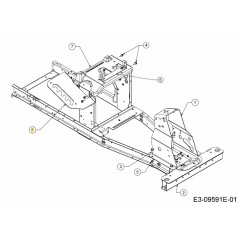 INDICE STAFFA SOLLEVAMENTO PONTE 783-09715637 ORIGINALE MTD
