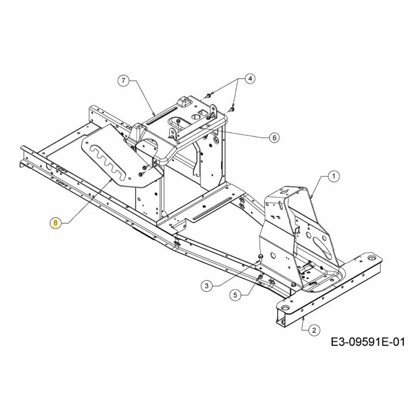 BRACKET INDEX DECK LIFT 783-09715637 ORIGINAL MTD BRACKET INDEX DECK LIFT 783-09715637 ORIGINAL MTD