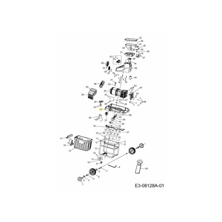 ALLOGGIAMENTO INFERIORE 092.64.080 ORIGINALE MTD | Newgardenstore.eu