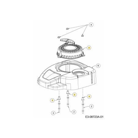 Anlasserbaugruppe 651-05320 Original MTD | Newgardenstore.eu