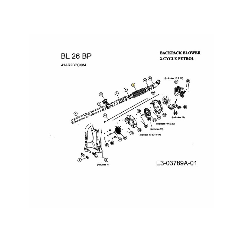TUBE FLEX BKPK 753-05641 ORIGINAL MTD