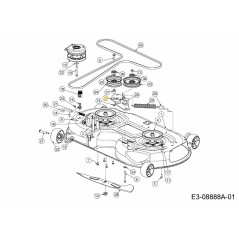 SOPORTE PIVOTE DE POLEA 603-05230 ORIGINAL MTD | Newgardenstore.eu