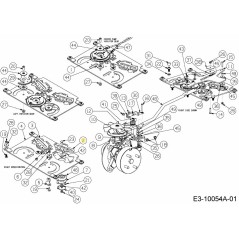 Pumpensteuernockenbaugruppe rechts 680-00367 Original MTD