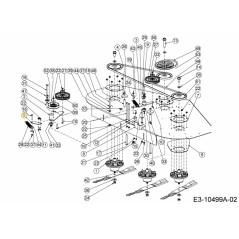 BRACKET REAR LIFT 703-10783-CY ORIGINAL MTD | Newgardenstore.eu