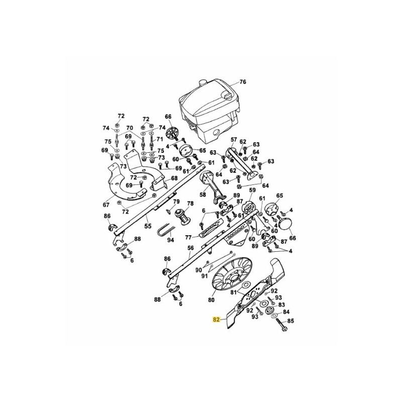 VI-W43 LAME 4350094 ORIGINALE MTD