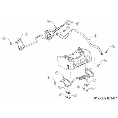 CONJUNTO DE EJE TRASERO VST CENTRAL 8X 611-05039A ORIGINAL MTD