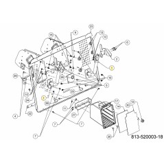 BORSA CON TELAIO BRACE 649-05113A-S ORIGINALE MTD | Newgardenstore.eu