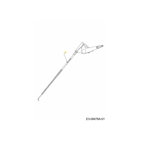 CABLE DE ACELERADOR/ESTRANGULADOR 39" 746-04622 ORIGINAL MTD | Newgardenstore.eu