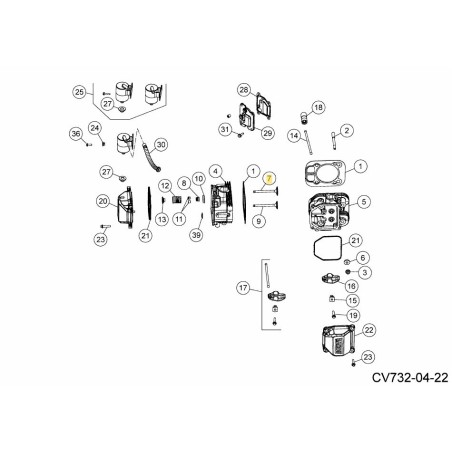 VALVOLA DI ASPIRAZIONE (STD) KH-009286 ORIGINALE MTD | Newgardenstore.eu