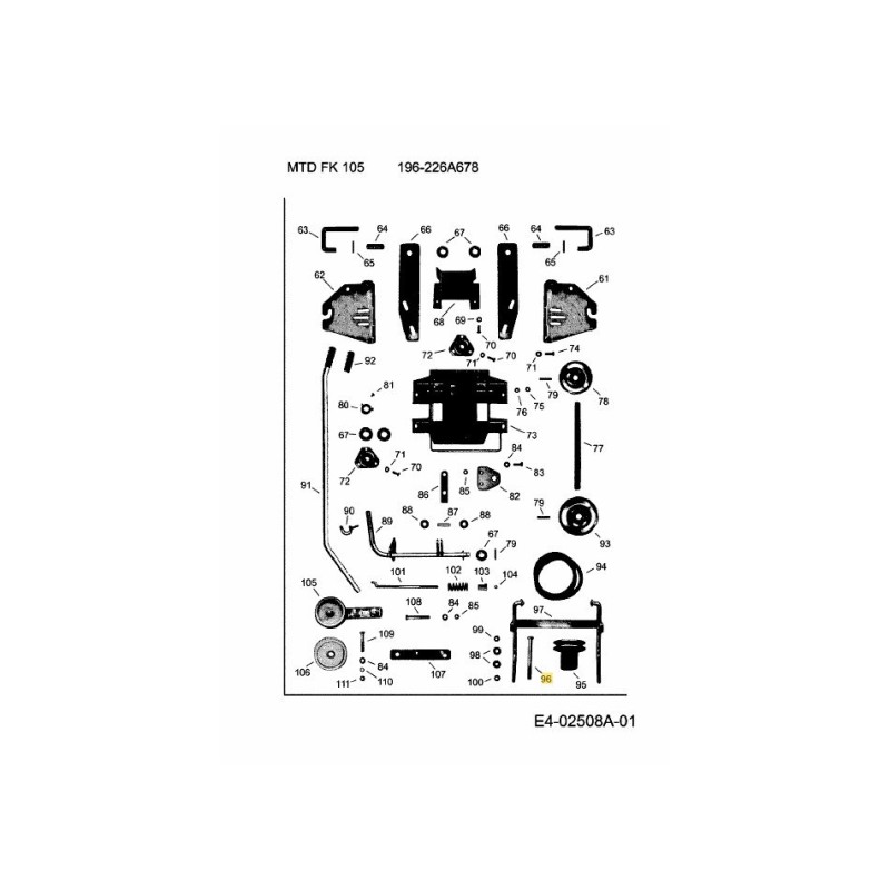 VITE 4HO-M57 ORIGINALE MTD