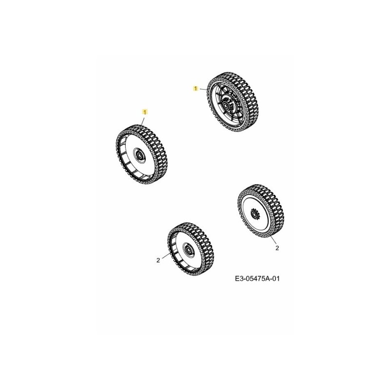 RADKOPPLUNG: 200MM PREM BB 634-04577 ORIGINAL MTD