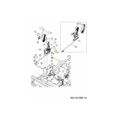AMORTIGUADOR 727-05654 ORIGINAL MTD