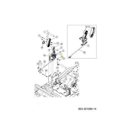 AMORTISSEUR 727-05654 ORIGINAL MTD | Newgardenstore.eu