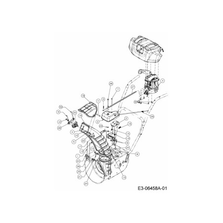 4-WAY CABLE CHUTE 746-04477 ORIGINAL MTD | Newgardenstore.eu