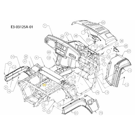 AISLADOR: CUBIERTA 751-10435 ORIGINAL MTD | Newgardenstore.eu
