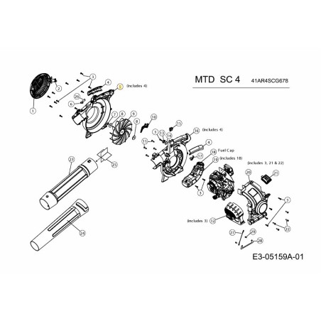 ALLOGGIAMENTO GIRANTE 753-06208 ORIGINALE MTD | Newgardenstore.eu