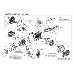 AVVIAMENTO A STRAPPO ASM 751-10955 ORIGINALE MTD | Newgardenstore.eu