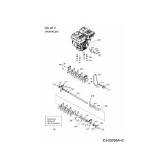 ALBERO UV30/32EV 3635120 ORIGINALE MTD | Newgardenstore.eu