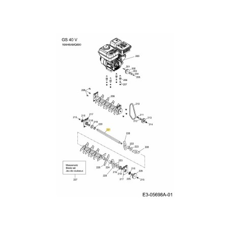 ARBRE UV30/32EV 3635120 ORIGINAL MTD | Newgardenstore.eu