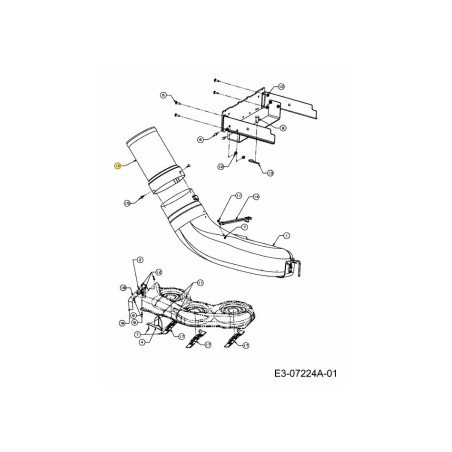 ADATTATORE PER ESCAVATORE A SCIVOLO 731-06611 ORIGINALE MTD | Newgardenstore.eu