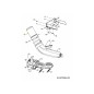 Adaptateur pour excavatrice à goulotte 731-06611 d'origine MTD Adaptateur pour excavatrice à goulotte 731-06611 d'origine MTD