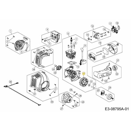 VOLANTE CONJ. 753-06246 ORIGINAL MTD | Newgardenstore.eu