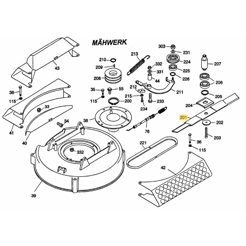 CUCHILLA 6110400 ORIGINAL MTD CUCHILLA 6110400 ORIGINAL MTD