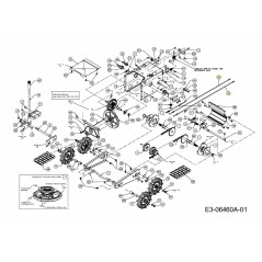 STERZO A CAVO 746-0948A ORIGINALE MTD | Newgardenstore.eu
