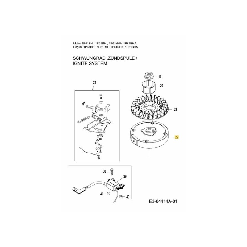 FLYWHEEL 751-11044 ORIGINAL MTD